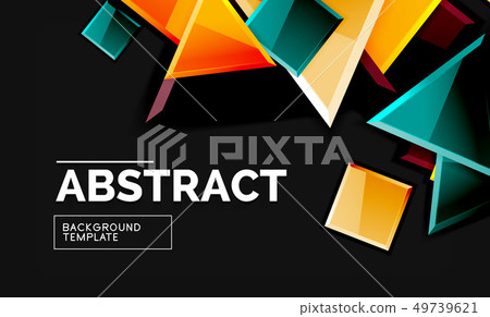 Shiny style geometric background Shiny style geometric background 49739621