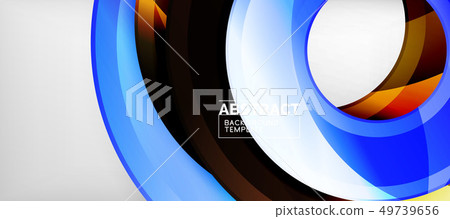 Glossy circles geometric background Glossy circles geometric background 49739656