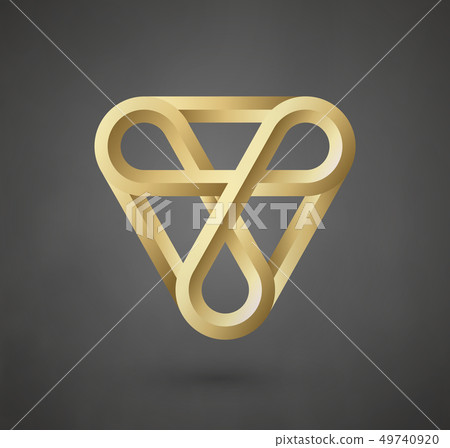 Gold logo design. Vector sign for business company. Luxury gold sign. EPS 10 Gold logo design. Vector sign for business company. Luxury gold sign. EPS 10 49740920