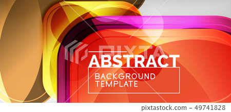 Techno lines, hi-tech futuristic abstract 49741828