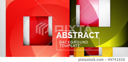 Abstract squares geometric background can be used 49741838
