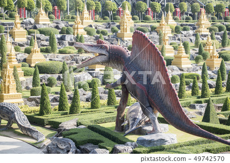 THAILAND PATTAYA DINOSAUR PARK THAILAND PATTAYA DINOSAUR PARK 49742570