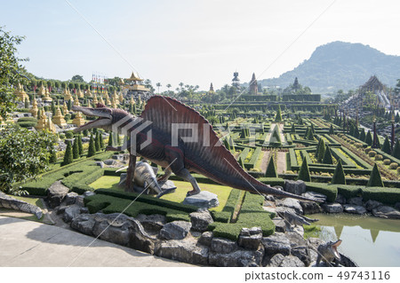 THAILAND PATTAYA DINOSAUR PARK THAILAND PATTAYA DINOSAUR PARK 49743116