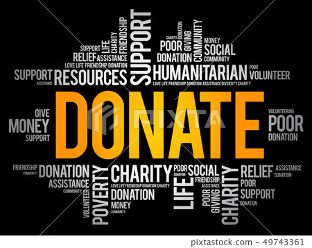 Donate word cloud collage Donate word cloud collage 49743361