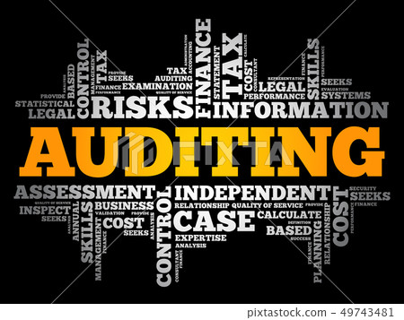 AUDITING word cloud collage - Stock Illustration [49743481] - PIXTA