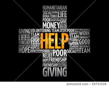 HELP cross word cloud collage HELP cross word cloud collage 49743508