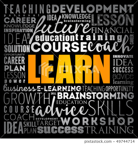 LEARN word cloud collage - Stock Illustration [49744714] - PIXTA