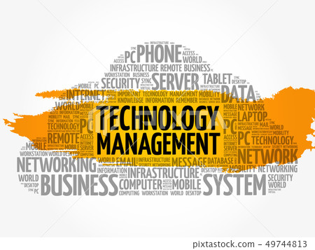 Technology Management word cloud 49744813