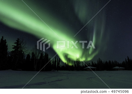 Aurora of Fairbanks China Lake Aurora of Fairbanks China Lake 49745096