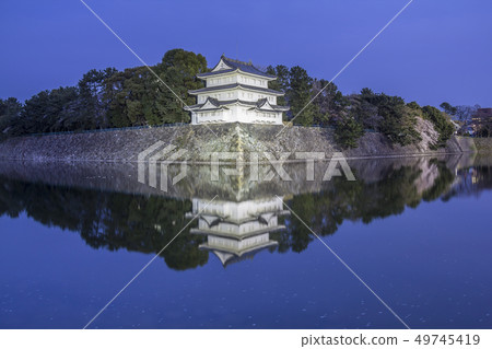 愛知縣名古屋城堡夜景 愛知縣名古屋城堡夜景 49745419