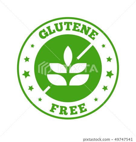 Glutene free badge design 49747541