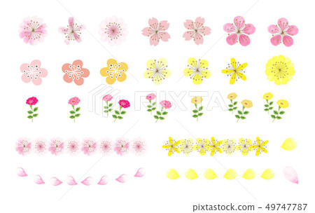 Flower Material Set Sakura Margaret Flower Material Set Sakura Margaret 49747787