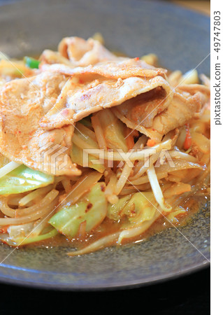 Stir-fried delicious meat vegetables Stir-fried delicious meat vegetables 49747803