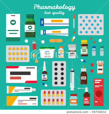 Pharmacology Best Quality Vector Illustration Pharmacology Best Quality Vector Illustration 49748632