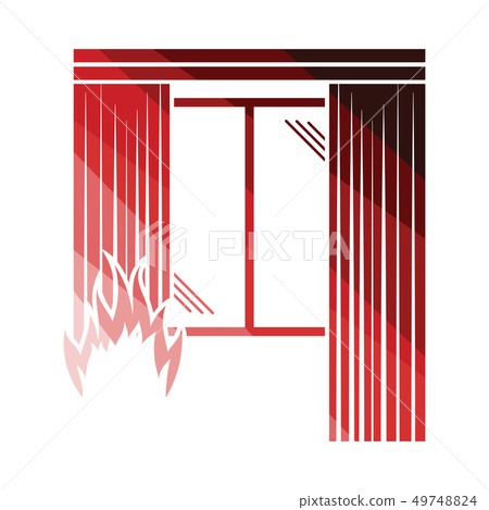 Home fire icon Home fire icon 49748824