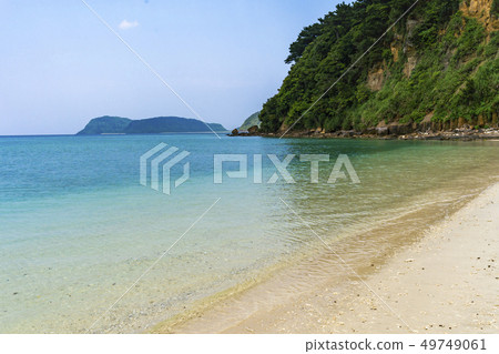 船漂浮Ida海灘 49749061