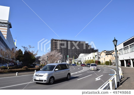 在宇都宮市Belmall附近的都市風景 49749868