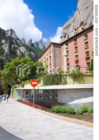 territory of Benedictine monastery, Montserrat, C 49749908