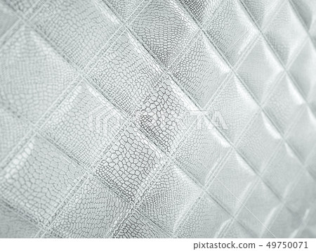 Alligator or snake Leather Square stitched texture 49750071