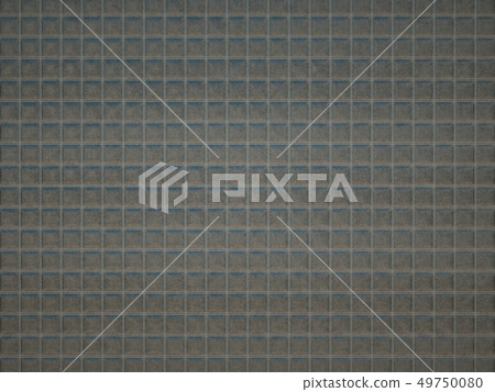 Leather square stitched grey texture or background 49750080