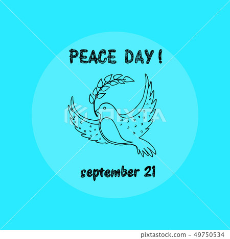 Peace Day September 21 on Vector Illustration 49750534