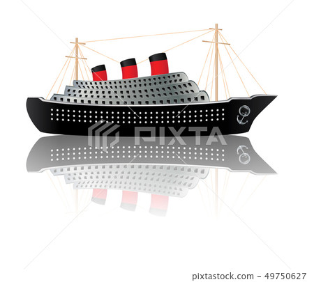 Vintage Ocean Liner 49750627