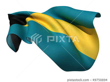 Bahamas Flag Ratio 1: 2 Bahamas Flag Ratio 1: 2 49750894