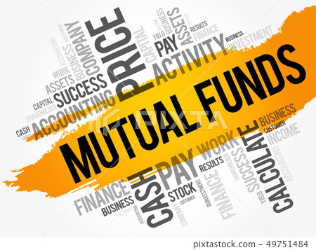 Mutual Funds word cloud collage 49751484