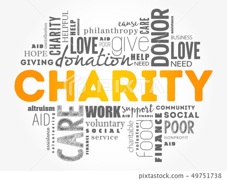 Charity word cloud collage Charity word cloud collage 49751738