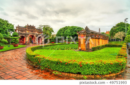 Ancient wall at the Forbidden City in Hue, Vietnam 49751993