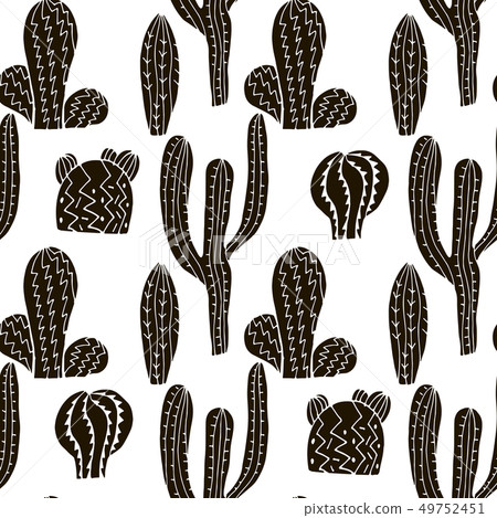 Cactus pattern Cactus pattern 49752451