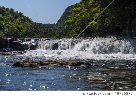 Campile瀑布Iriomote島瀑布100選擇 49756873