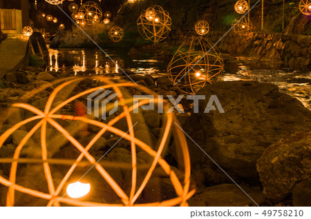 Kurokawa Onsen hot light Kumamoto Prefecture 49758210