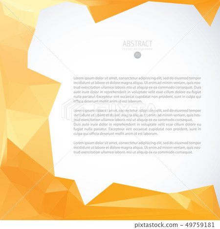 Red triangle background banner brochure template 49759181