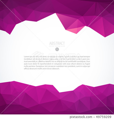 Pink triangle background banner brochure template Pink triangle background banner brochure template 49759209