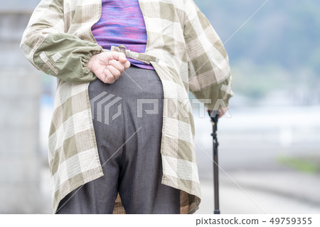 Elderly back pain 49759355
