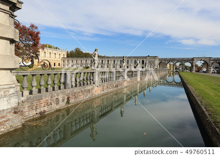 baroque architecture of Villa Contarini, Italy 49760511