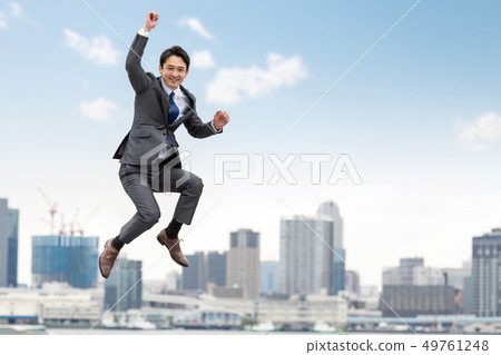 Businessman to jump 49761248