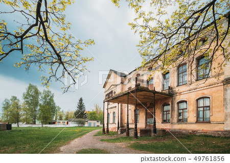 Chachersk, Gomel Region, Belarus. Abandoned Building Of Palace Of Chernyshevy-Kruglikovy 49761856