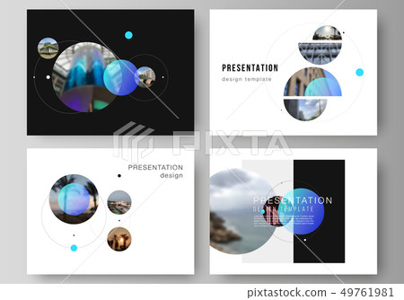 The minimalistic vector layout of the presentation slides design business templates. Simple design The minimalistic vector layout of the presentation slides design business templates. Simple design 49761981