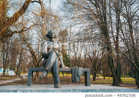 Monument to Soviet writer Alexei Maximovich Peshkov primarily known as Maxim Maksim Gorky in Maksim Monument to Soviet writer Alexei Maximovich Peshkov primarily known as Maxim Maksim Gorky in Maksim 49762506
