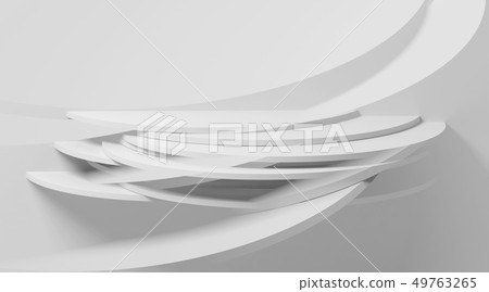 3dl background, intersected round shapes 49763265