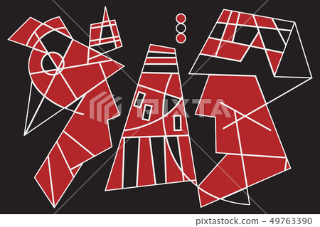 Abstract couple and the traffic 49763390