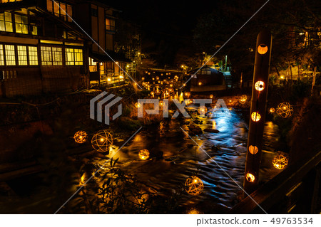 Hot water light of Kurokawa Onsen [Minami Ogunimachi, Aso-gun, Kumamoto Prefecture] 49763534