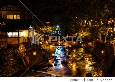 Hot water light of Kurokawa Onsen [Minami Ogunimachi, Aso-gun, Kumamoto Prefecture] 49763536