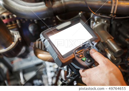 Inspection of a gas turbine engine using a Video 49764655