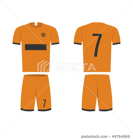 Soccer Jersey Template Sport Tshirt Design Stock Illustration