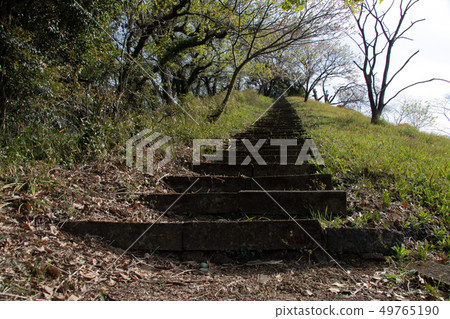 Landscape of stone steps Landscape of stone steps 49765190