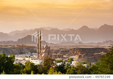 The mosque in the old town of Sharm El Sheikh. Egypt. The mosque in the old town of Sharm El Sheikh. Egypt. 49765199