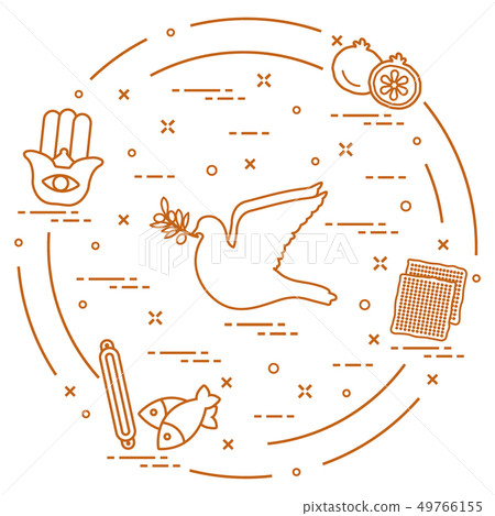 Jewish symbols 49766155